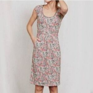 Boden Margot Paisley Jersey knit dress​​​​